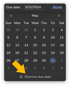Product Update - June 2024 remove_due_date