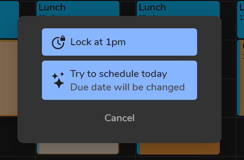 A button that says "Try to schedule today"